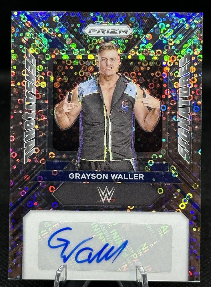 2024 Panini Prizm Sensational Signatures Prizms Under Card Auto Grayson Waller