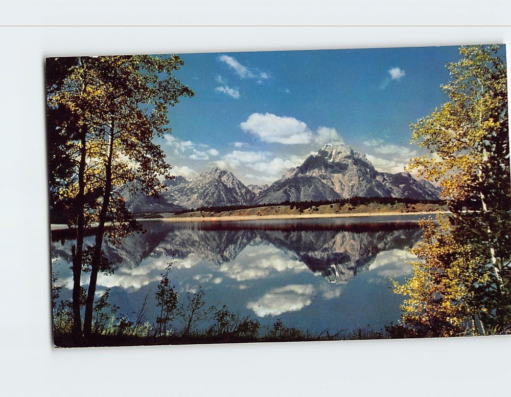 Postcard Jackson Lake & Teton Range Wyoming USA