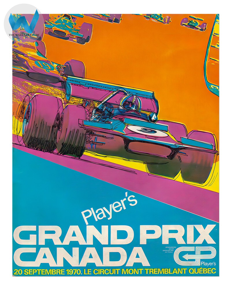1970 Player�s Grand Prix Canada Poster - F1 Wall Art - 12X16/16X20/18X24/24X36