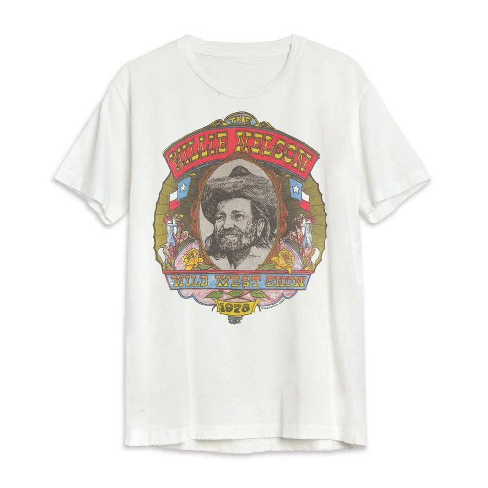 New Willie Nelson Vintage Tees T-Shirt