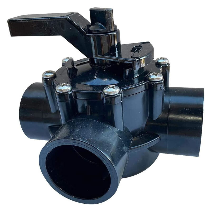 For Pentair 3-Way 3 Port PVC Diverter Valve 1.5