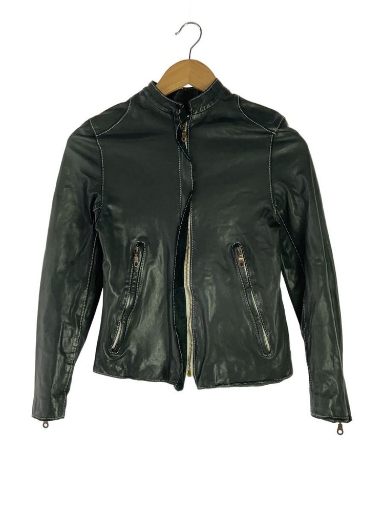 Sisii Leather Jacket Blouson/Xxs/Leather/Blk 3499
