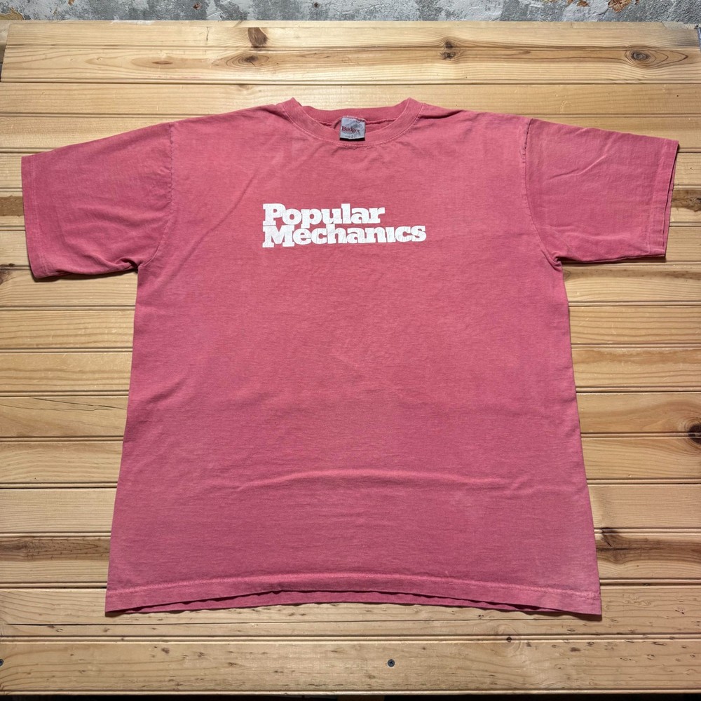 Vintage 80s Popular Mechanics Magazine Single Stitch Promo Shirt USA Made Large