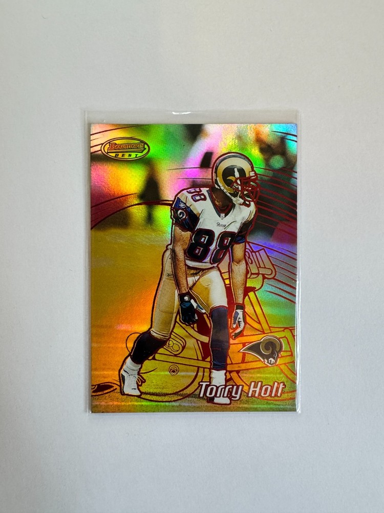 2002 Bowman's Best - Torry Holt #61 Red /200