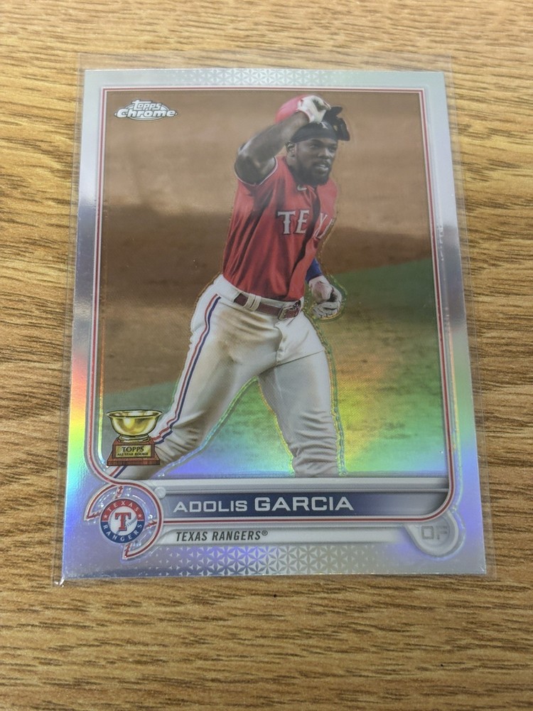 2022 Topps Chrome Adolis Garcia Sepia Refractor #25 - Texas Rangers