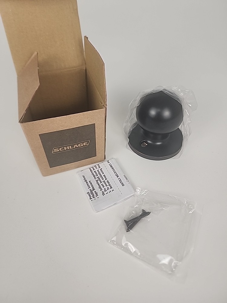 Schlage Dummy Lock J170 CNA 716 134 Non-Locking Knob in Satin Nickel