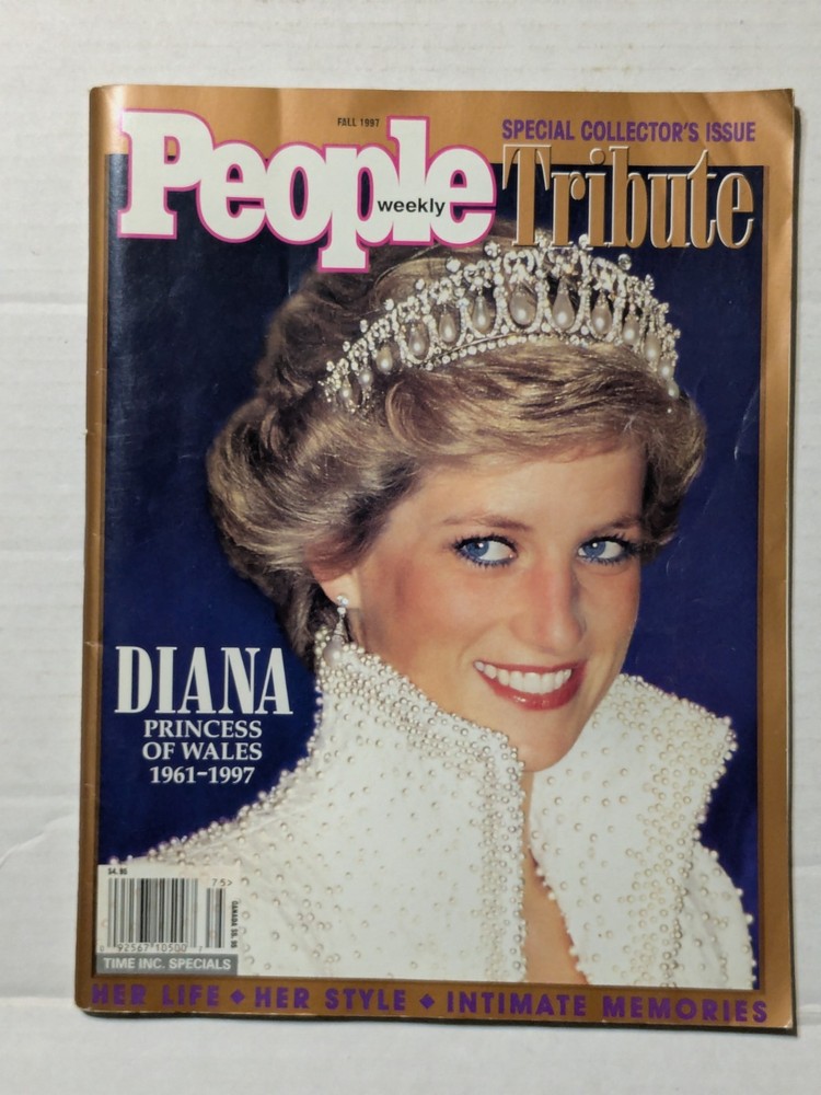 People Weekly Magazine & Gold Collectors Princess Diana 3 Magazine Tribute Lot