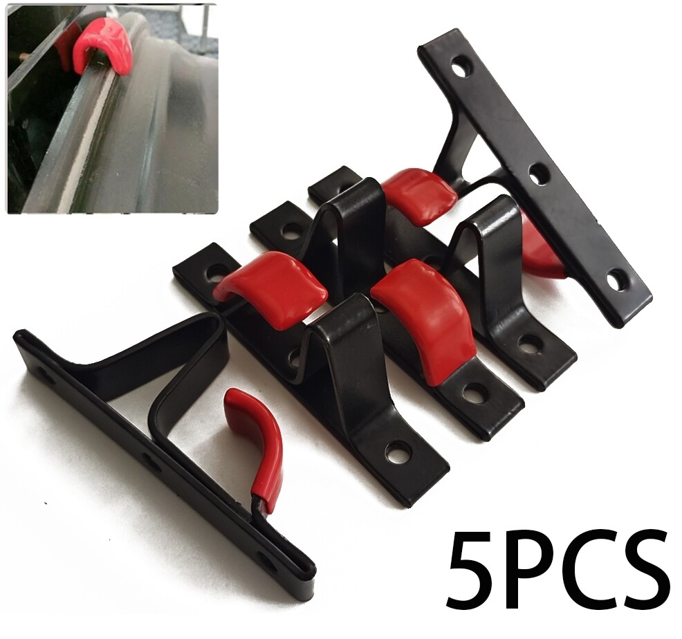 5x Tire Wheel Hub Rim Shop Display Hook Stand Rack Metal Clip Wall Hanger Garage