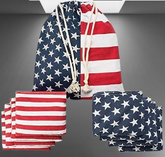 Regulation Cornhole Bean Bags: Set of 8 (6