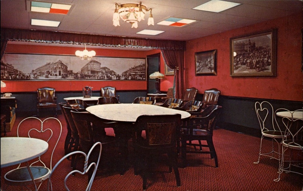 Oklahoma Norman First National Bank Trust Company 1890 room ~ postcard  sku995