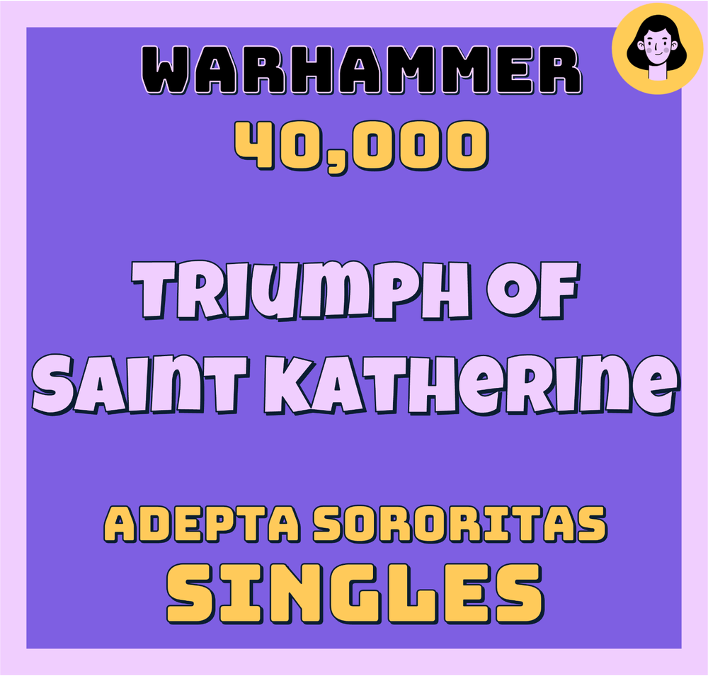 Triumph of Saint Katherine Adepta Sororitas Single Mini Best Price Free Shipping  