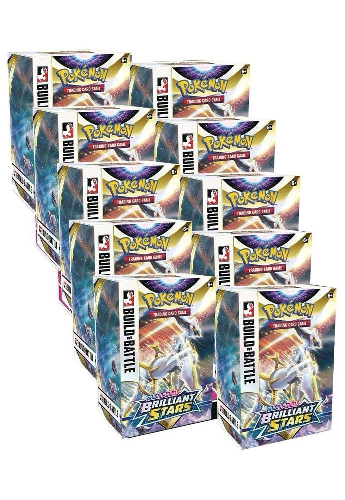Pokémon TCG sword Shield Brilliant Stars Build & Battle Display Box