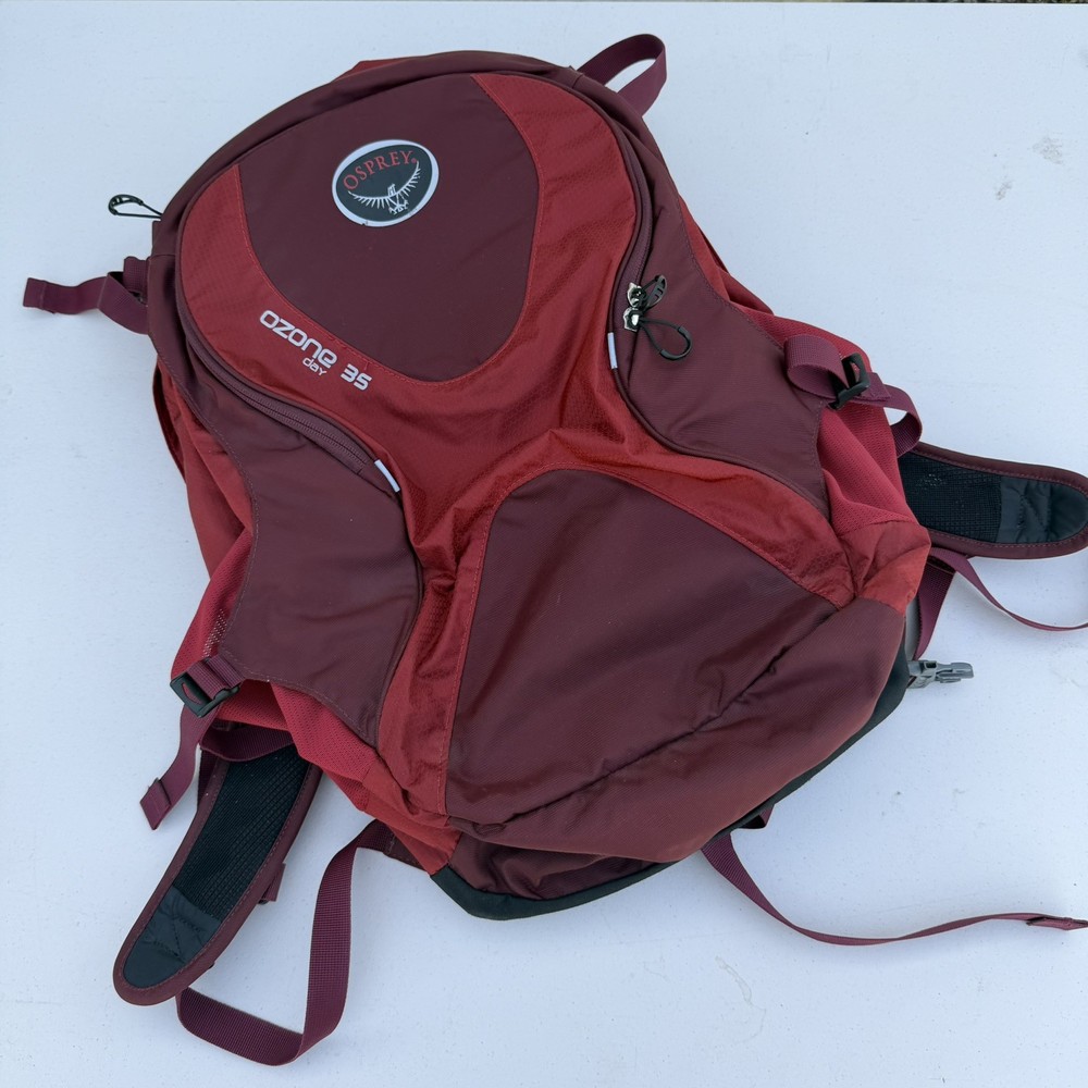 Osprey Ozone 46 Backpack Red camp hike Nice