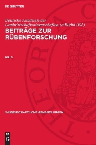 Beiträge Zur Rübenforschung. Nr. 5 (Hardback) Wissenschaftliche Abhandlungen