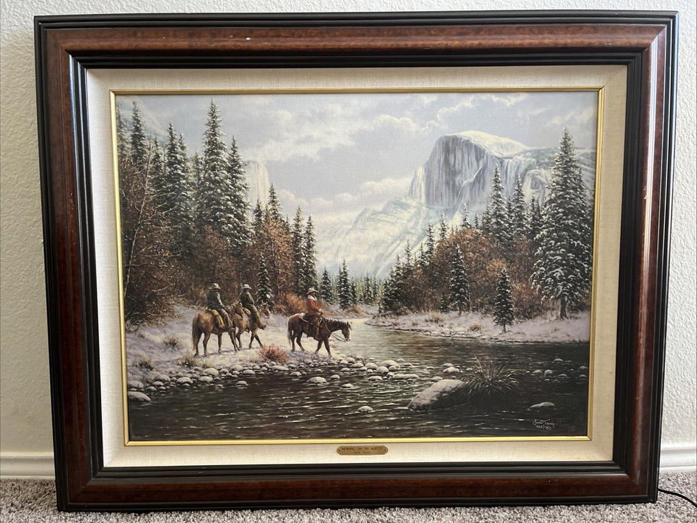 Jack Terry Morning on the Merced Signed painting number 402/750