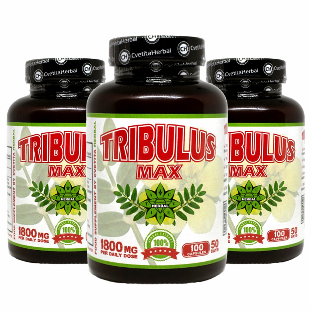 Tribulus terrestris Testosterone Booster Bulgarian Tribestan 3 x 100caps ⭐⭐⭐⭐⭐