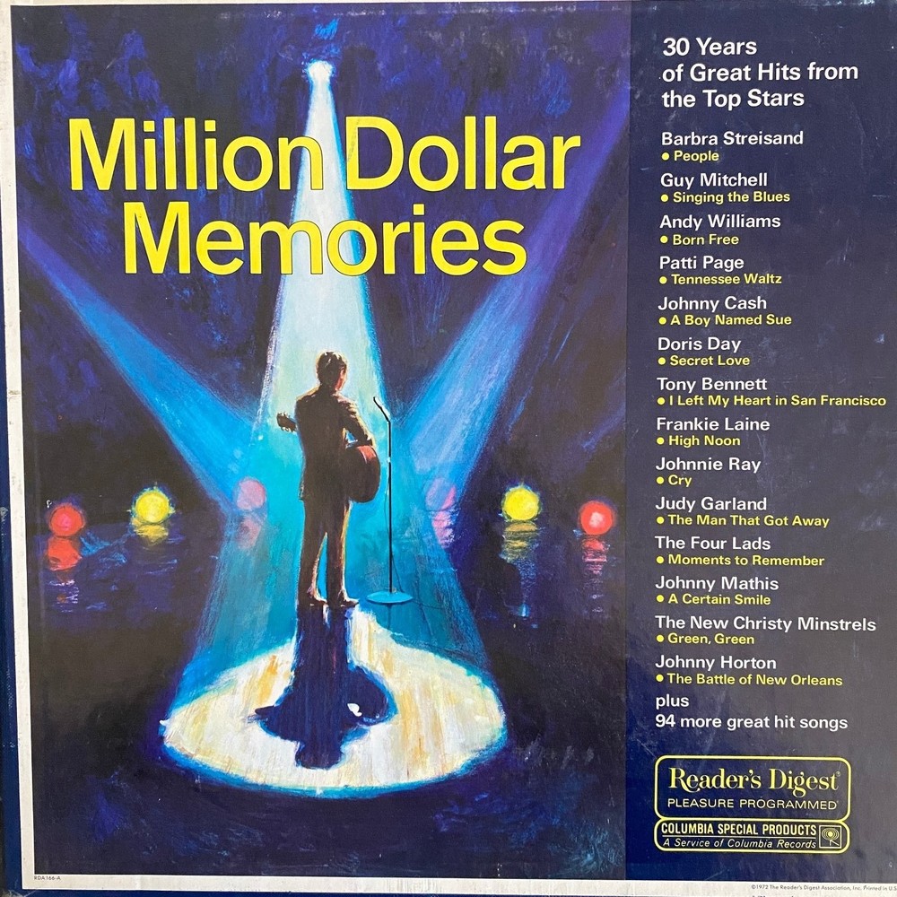 Million Dollar Memories 9xLP Record Box Set Reader's Digest Columbia Pop 33 RPM
