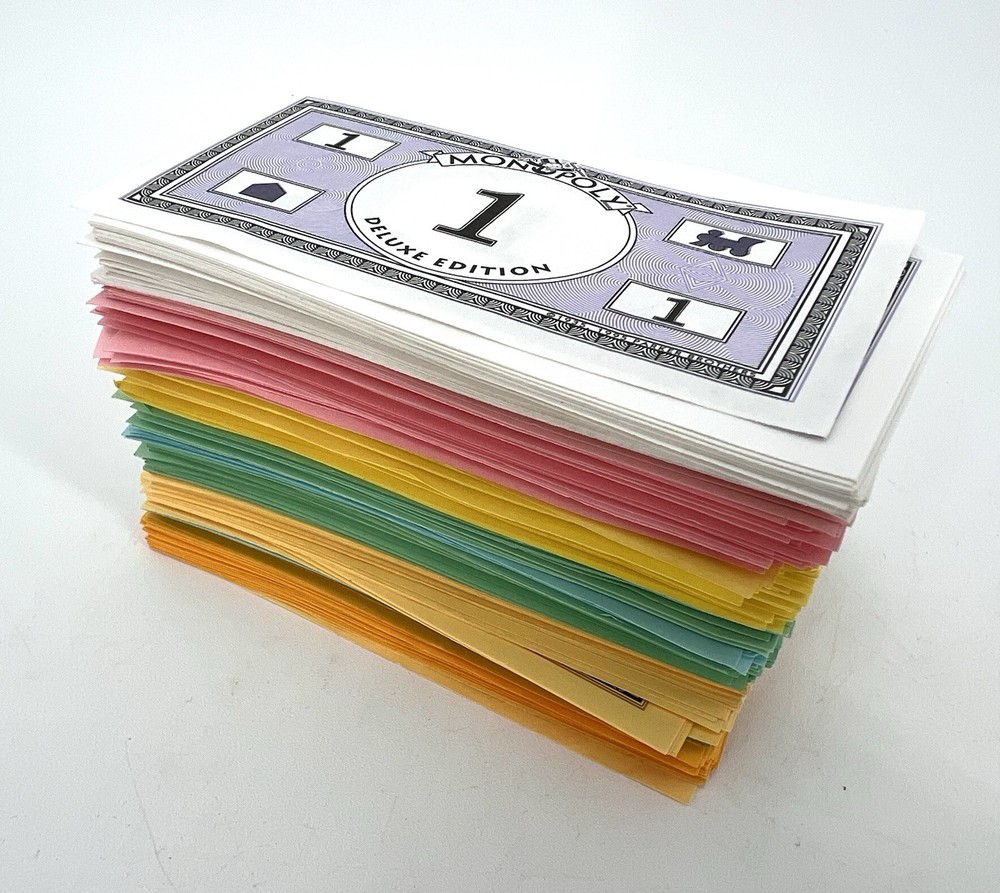 VINTAGE Monopoly Deluxe Edition 1998 - Replacement Money