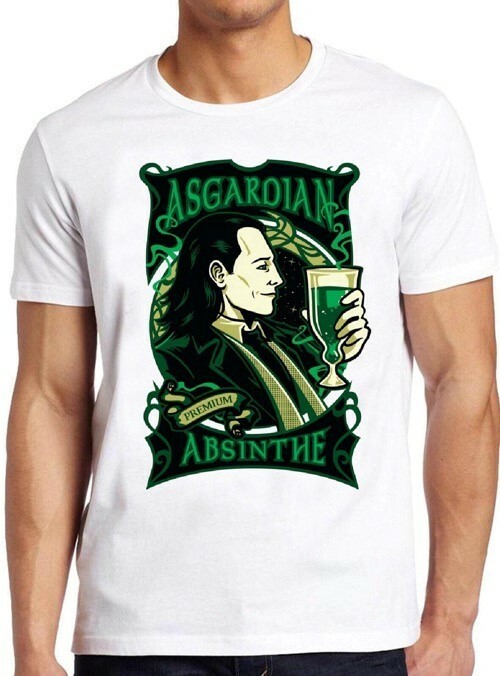 Asgardian Absinthe Thor Retro Funny Cool Gift Tee T Shirt M143-image
