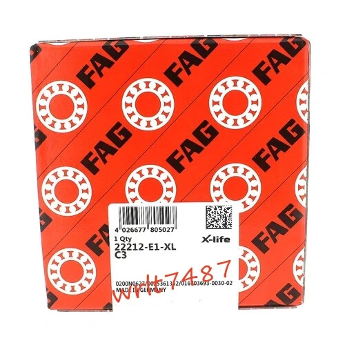 NEW FAG 22212-E1-XL-C3 self-aligning roller bearing 1PCS #PA