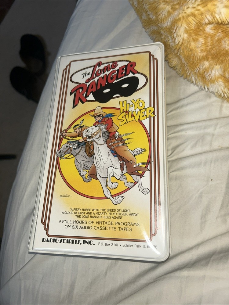 VTG 1992 Radio Spirits The Lone Range 6 Audio Cassette Tapes Volume 1 1A-6A