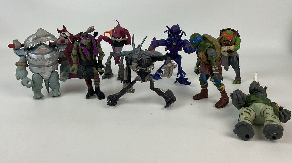 Teenage Mutant Ninja Turtles Action Figure Lot of 10 Loose 2012-2016