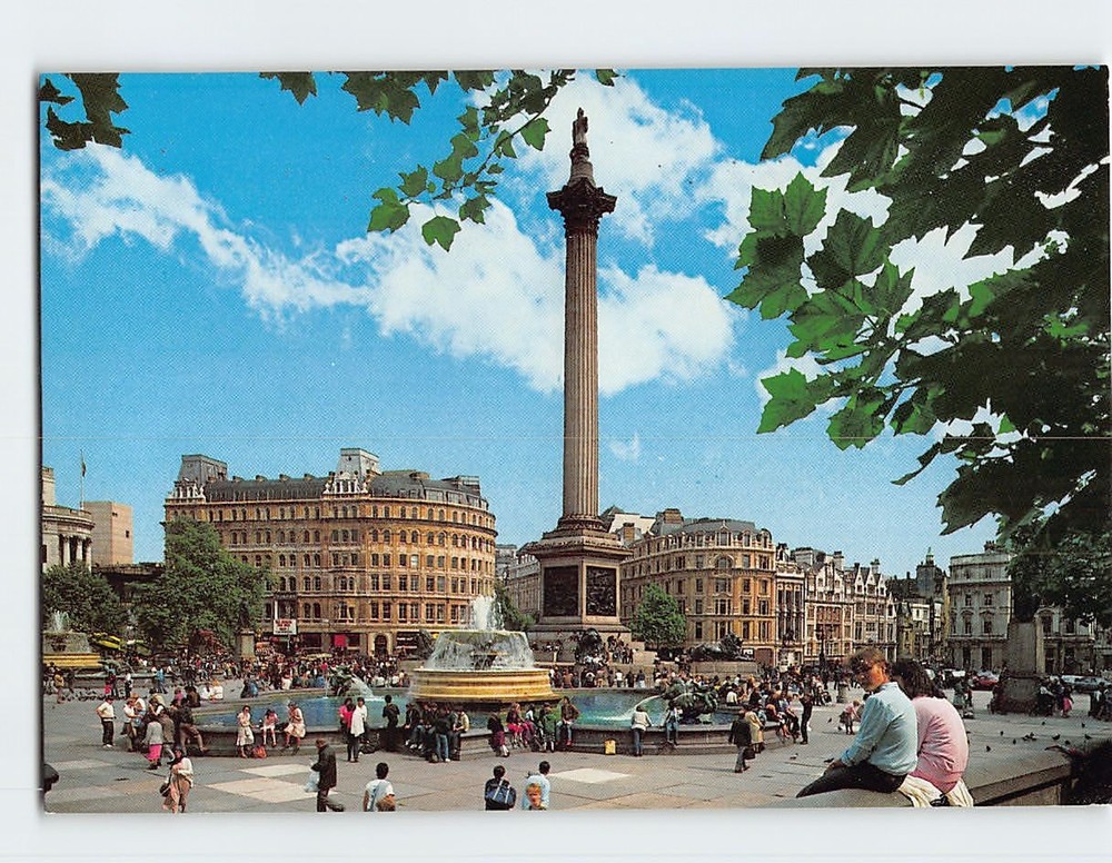 Postcard Trafalgar Square London England