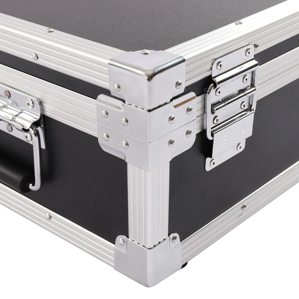Aluminum Lock Case Cash/Laptop Hard Carry Box Durable Framed Lock Storage Case
