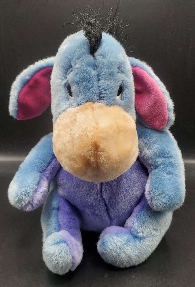 Disney Store Eeyore Plush Stuffed Animal Toy Removable Tail 12
