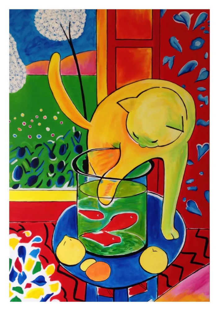 The Goldfish Henri Matisse Vintage Historical Wall Art Poster Print