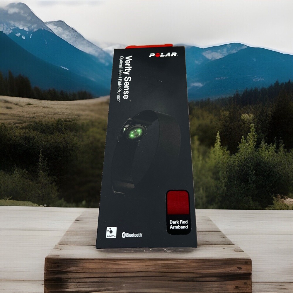 Polar Verity Sense - Optical Heart Rate Monitor Armband for Sport (dark Red)