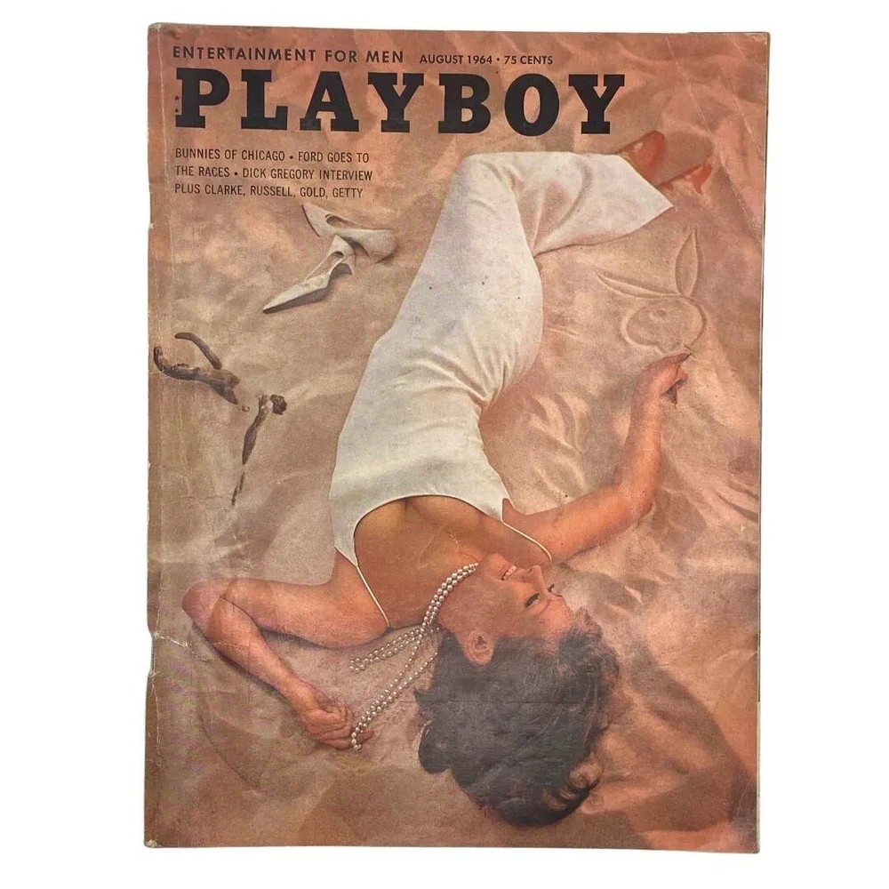 Playboy Magazine August 1964, China Doll China Lee, Very Good