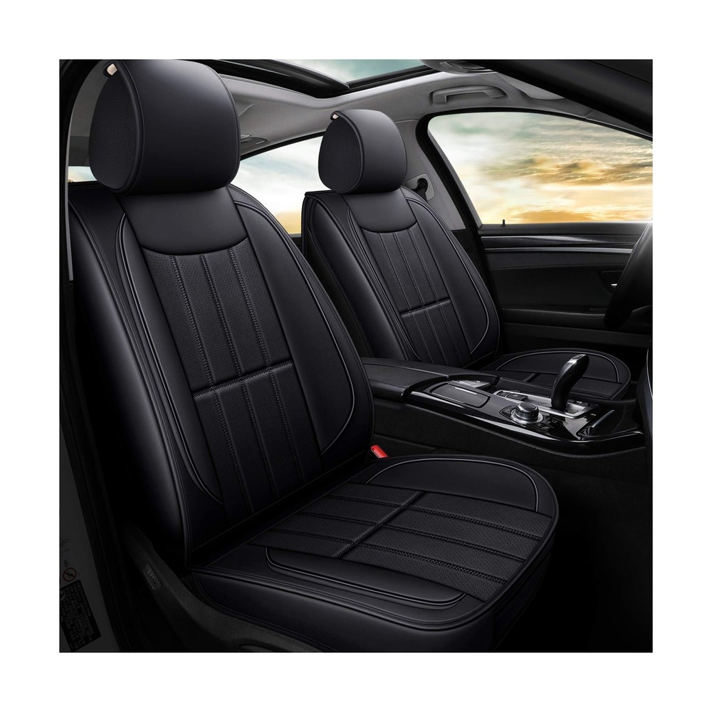 AOOG Leather/ Leatherette Automotive Seat Covers for Cars SUV Pick-up Truck, ...