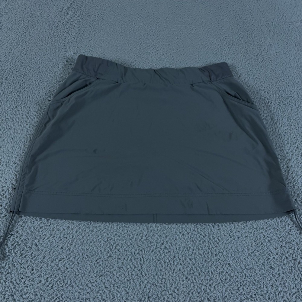 Columbia Anytime Casual Skort Womens XL Gray Lined Hiking Omni Shield Gorpcore