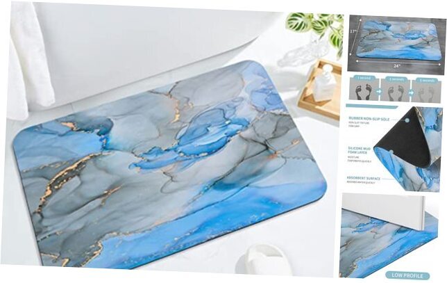 Super Absorbent Quick-Dry Bath Mat 20x32 Inches – D002