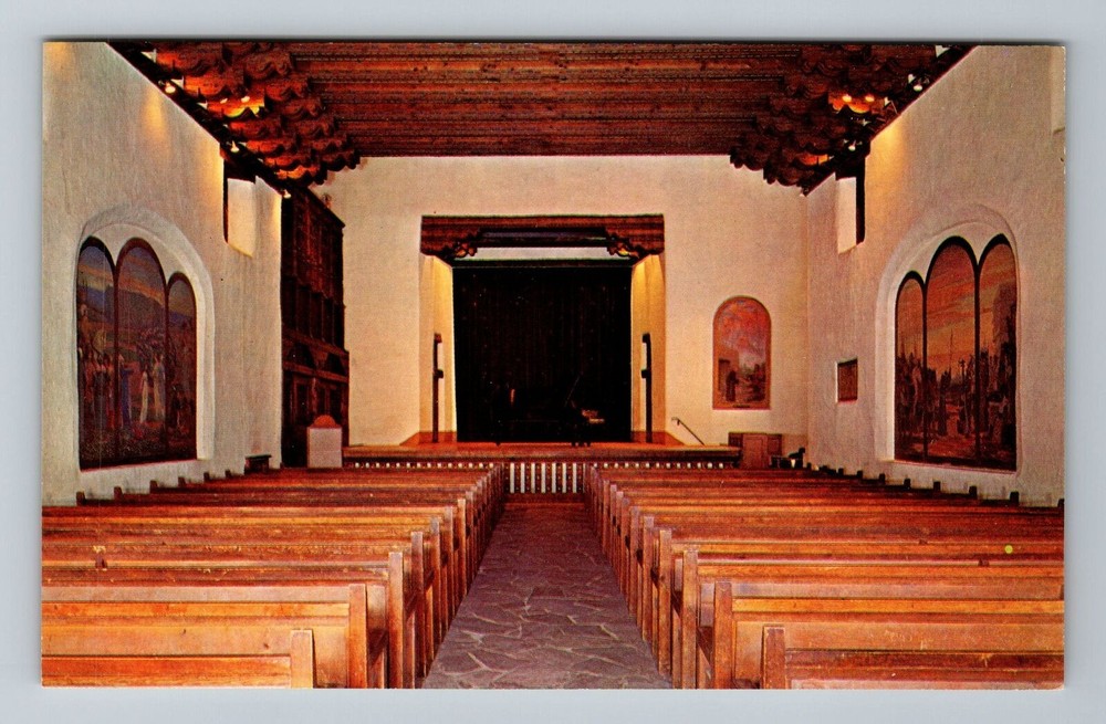 Santa Fe NM-New Mexico, Museum Of New Mexico, Vintage Postcard