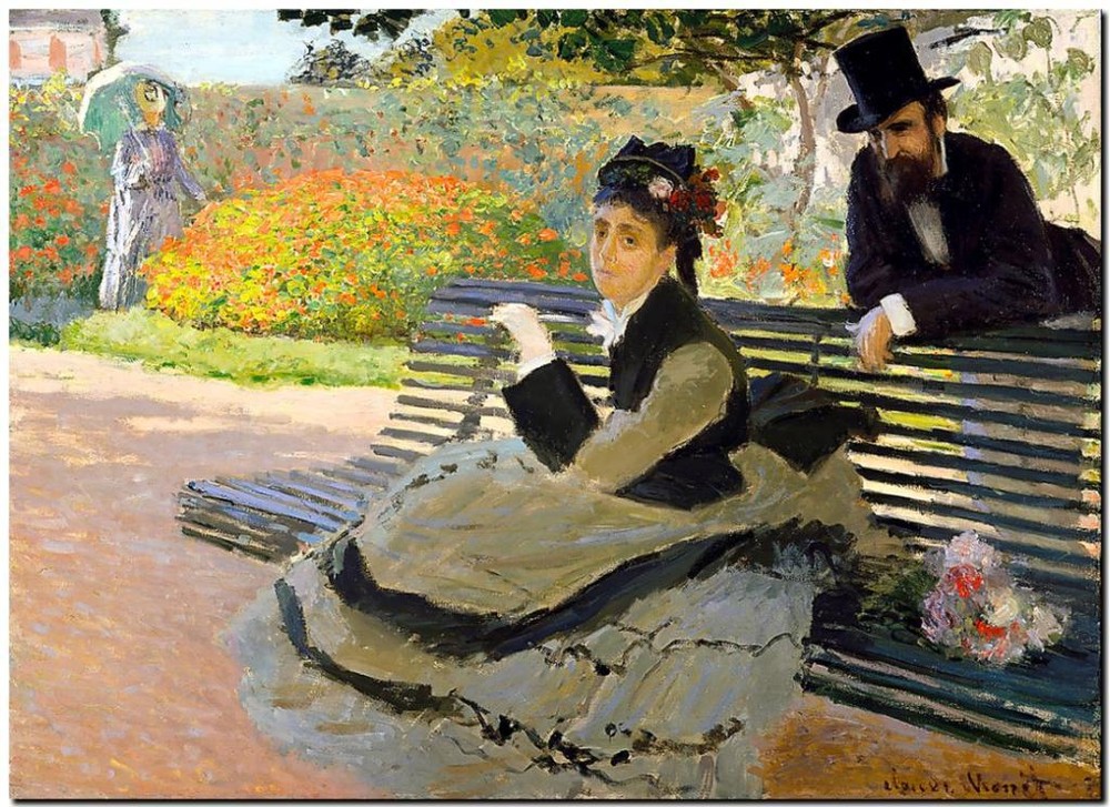 CLAUDE MONET ~ Camille  ~ *FRAMED* CANVAS ART Poster ~ 16