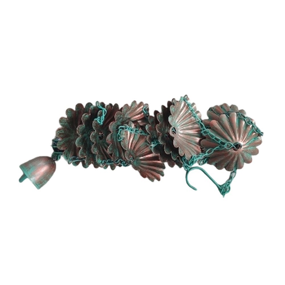 Rain Chain Garden Decor Easy Installation Exquisite Metal Craftsmanship