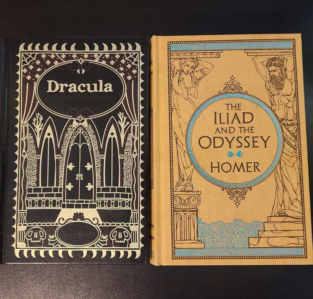 Dracula & Horror Classics; The Iliad and Odyssey Barnes & Noble Hardcover Set