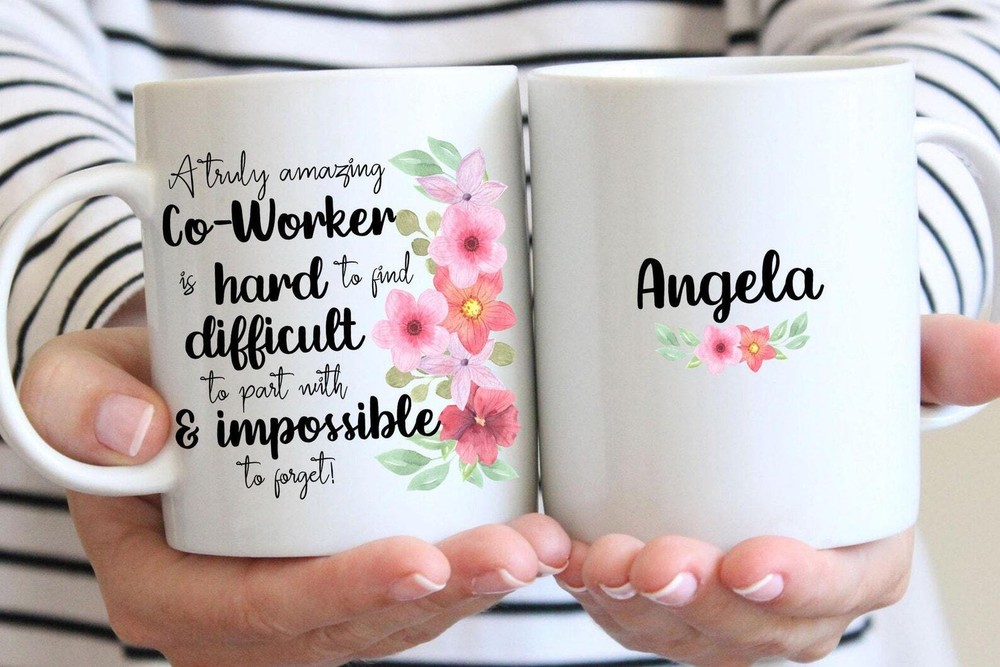 A Truly Amazing Coworker Coffee Gift Mug Personalized Coffee Mug Appreciation