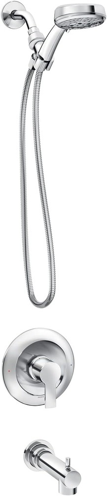 Moen 82618 Meena 4-Spray Chrome Tub and Shower Faucet 1.75 GPM