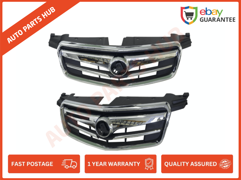 Black Front Grille and Chrome Frame For Holden Cruze Jg (2009-2011)