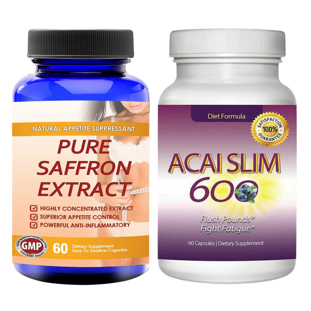 Pure Saffron Extract Hunger Suppressant Acai Slim Berry Weight Loss Supplement-image