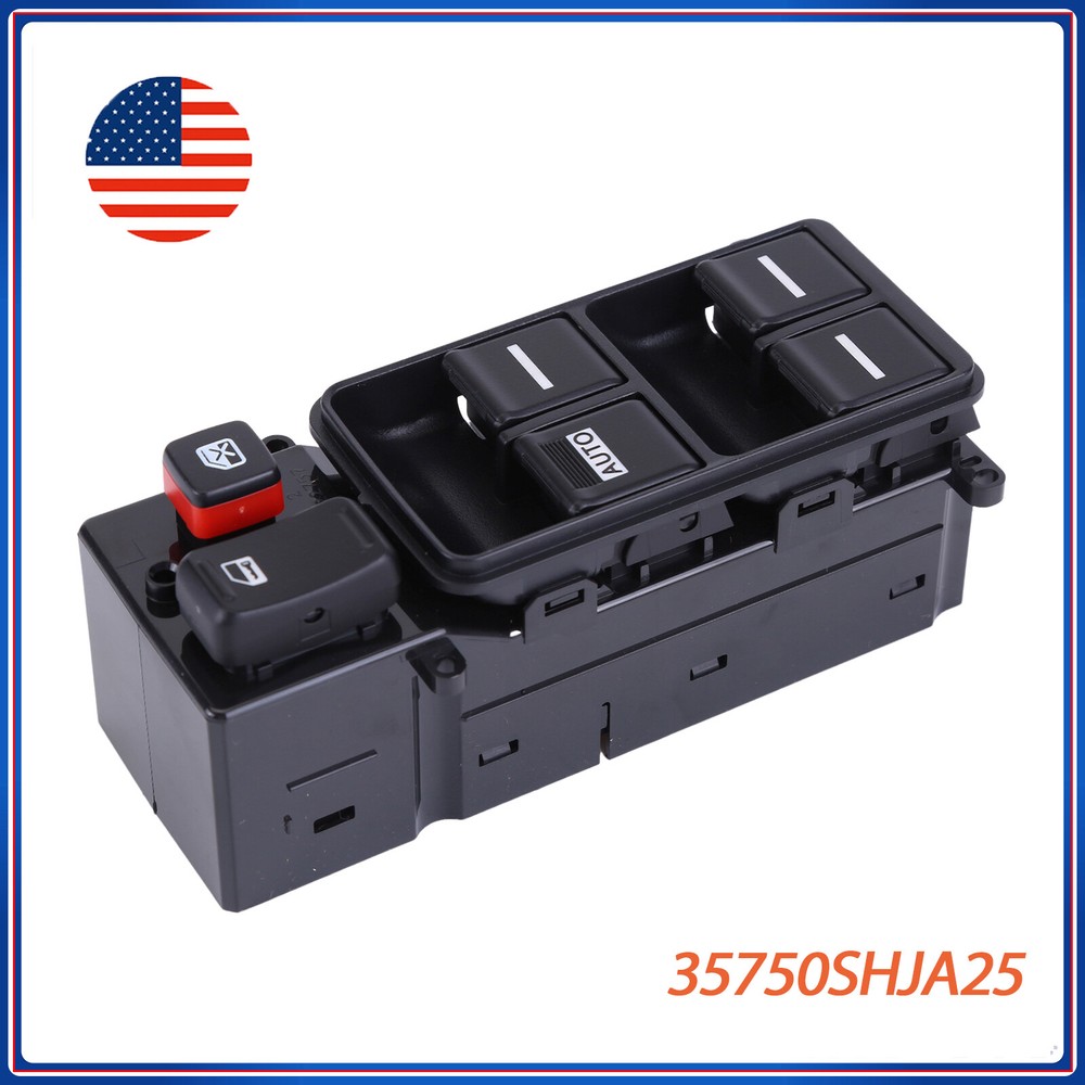 35750SHJA25 FOR 2005-2010 HONDA ODYSSEY MASTER POWER WINDOW DOOR SWITCH
