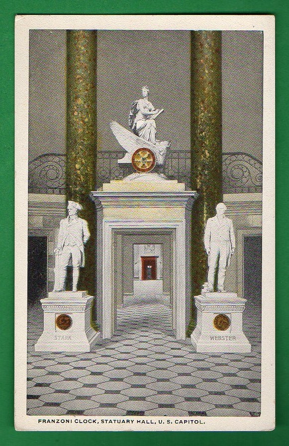 Us Washington, D.c. - Franzoni Clock, Statuary Hall, U.s. Capitol Vintage Pc 541