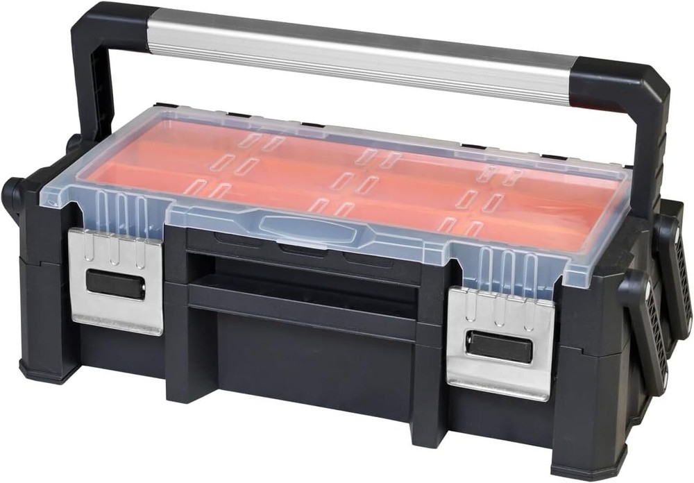 18-Inch Cantilever Tool Box Organizer by Torin AG2170B – Durable Portable Storage  