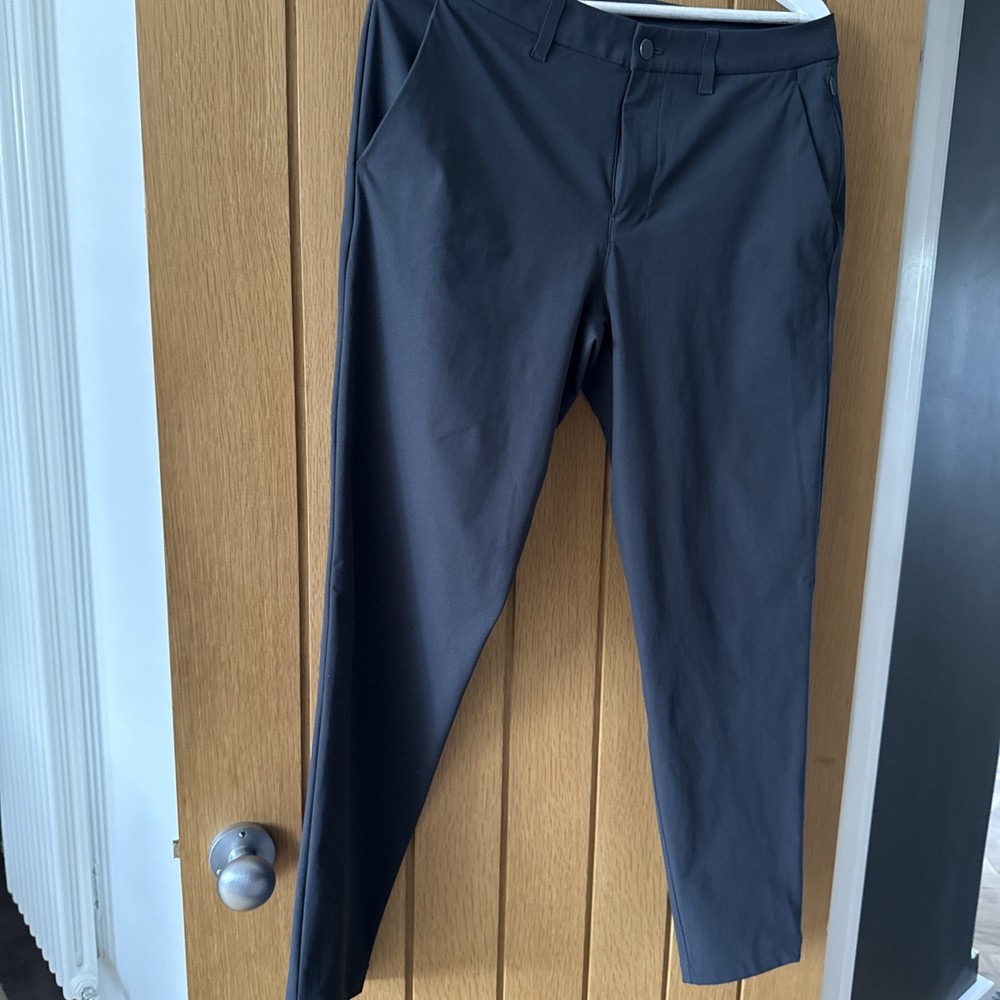 LULULEMON - Grey Slim-Fit Stretch Trouser - Size 31” RRP £120 men’s vgc