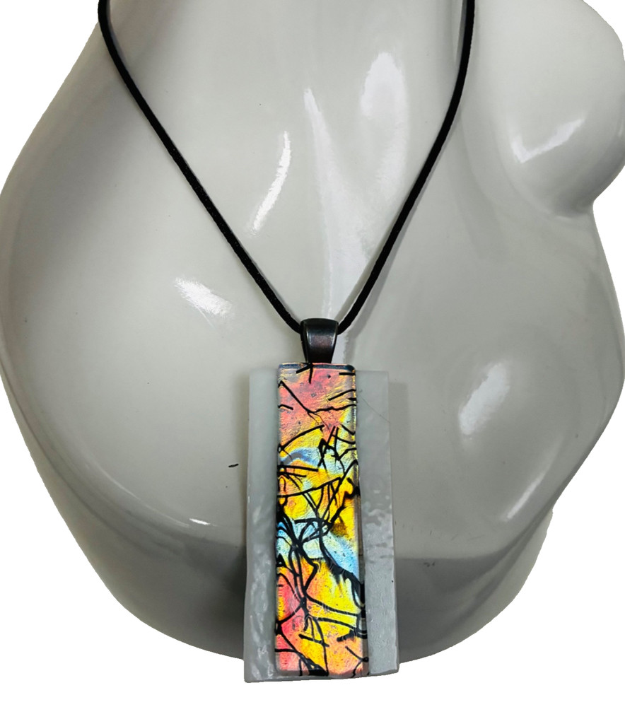 Handmade Glass Pendant Necklace