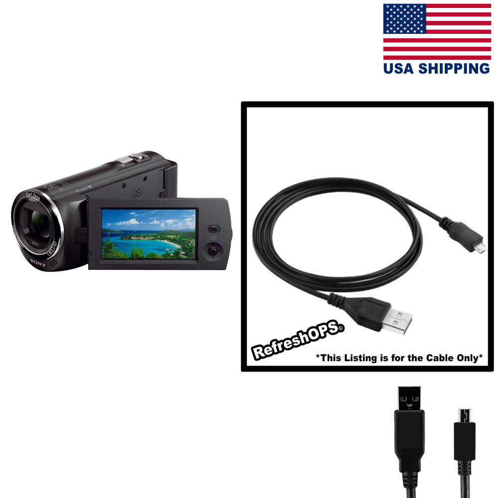 Sony Handycam HDR-CX220 Video Camera USB Cable Transfer Cord Replacement