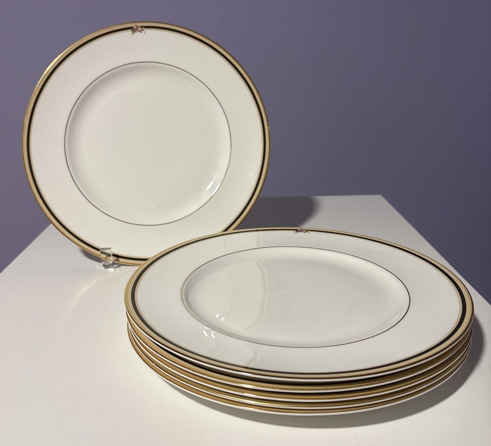 Wedgwood Clio Dinner Plate Bone China Set of 6 Plates 10 3/4